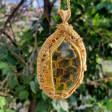 Load image into Gallery viewer, Mexican Amber Oval Heady Pendant