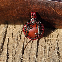 Load image into Gallery viewer, Red Japser Dainty Heart Pendant