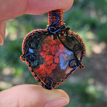Load image into Gallery viewer, Sonora Sunrise Chrysocolla Heart Pendant