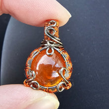 Load image into Gallery viewer, Mandarin Garnet Pendant