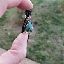 Load image into Gallery viewer, Peruvian Blue Opal Dainty Pendant