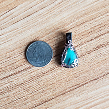 Load image into Gallery viewer, Peruvian Blue Opal Dainty Pendant