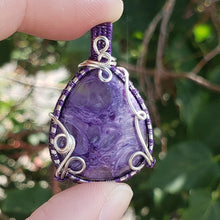 Load image into Gallery viewer, Purple Charoite Pendant