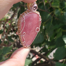 Load image into Gallery viewer, Pink Rhodochrosite Pendant