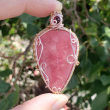 Load image into Gallery viewer, Pink Rhodochrosite Pendant