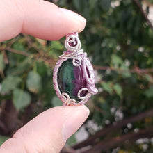 Load image into Gallery viewer, Ruby Zoisite Dainty Pendant