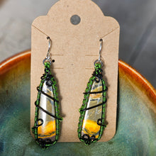 Load image into Gallery viewer, Bumble Bee Jasper Earrings