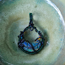 Load image into Gallery viewer, Aurora Opal Moon Pendant