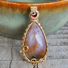Load image into Gallery viewer, Russian Dendritic Agate Pendant