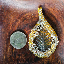 Load image into Gallery viewer, Amber Leaf Heady Pendant
