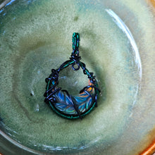 Load image into Gallery viewer, Aurora Opal Moon Pendant