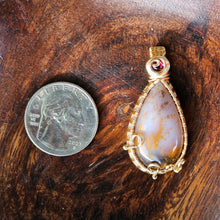 Load image into Gallery viewer, Russian Dendritic Agate Pendant