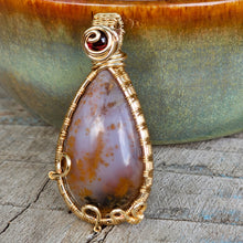 Load image into Gallery viewer, Russian Dendritic Agate Pendant