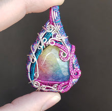 Load image into Gallery viewer, Rainbow Solar Quartz Heady Penant
