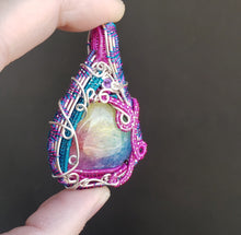 Load image into Gallery viewer, Rainbow Solar Quartz Heady Penant