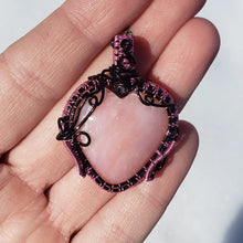 Load image into Gallery viewer, Peruvian Pink Opal Heart Pendant