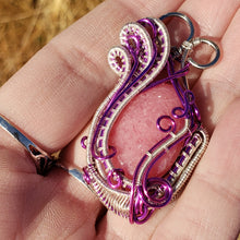 Load image into Gallery viewer, Rhodochrosite Rosebud Pendant