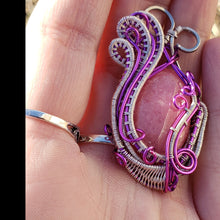 Load image into Gallery viewer, Rhodochrosite Rosebud Pendant