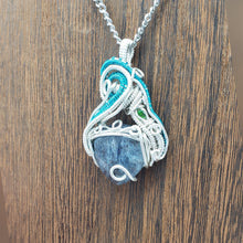 Load image into Gallery viewer, Kyanite and Chrome Diopside Pendant