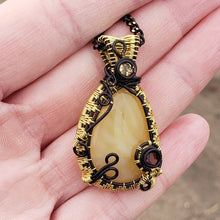 Load image into Gallery viewer, Yellow Opal Pendant