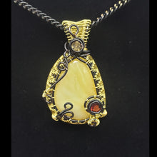 Load image into Gallery viewer, Yellow Opal Pendant