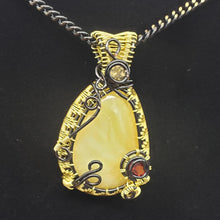Load image into Gallery viewer, Yellow Opal Pendant
