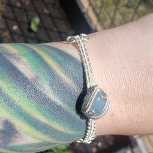 Load image into Gallery viewer, Dainty Aquamarine Bracelet