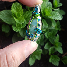 Load image into Gallery viewer, Dainty Chrysocolla Pendant