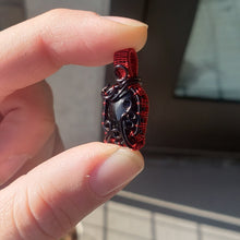 Load image into Gallery viewer, Dainty Obsidian Pendant