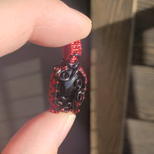 Load image into Gallery viewer, Dainty Obsidian Pendant