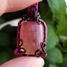 Load image into Gallery viewer, Strawberry Quartz Pendant