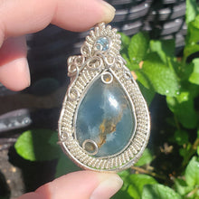 Load image into Gallery viewer, Lemurian Aquatine Heady Pendant