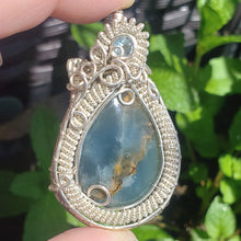 Load image into Gallery viewer, Lemurian Aquatine Heady Pendant