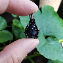Load image into Gallery viewer, Spiderweb Obsidian Dainty Pendant