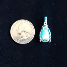 Load image into Gallery viewer, Blue Peruvian Opal Dainty Pendant