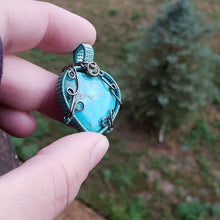 Load image into Gallery viewer, Arizona Turquoise Heart Pendant
