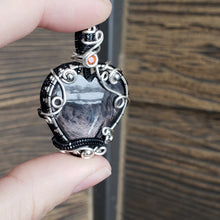 Load image into Gallery viewer, Hypersthene Heart Pendant
