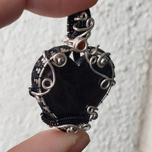 Load image into Gallery viewer, Hypersthene Heart Pendant
