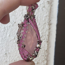 Load image into Gallery viewer, Rose Quartz Heady Pendant