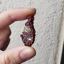 Load image into Gallery viewer, Dainty Pyrite Druzy Pendant
