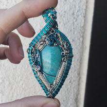 Load image into Gallery viewer, Peruvian Amazonite Heady Pendant