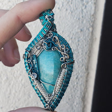 Load image into Gallery viewer, Peruvian Amazonite Heady Pendant