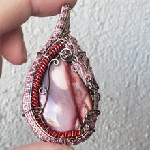 Load image into Gallery viewer, Pink Mookaite Heady Pendant