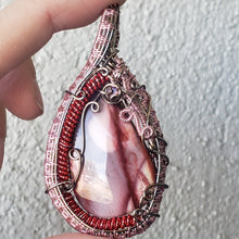 Load image into Gallery viewer, Pink Mookaite Heady Pendant