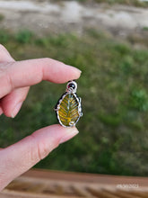 Load image into Gallery viewer, Amber Leaf Pendant
