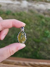 Load image into Gallery viewer, Amber Leaf Pendant
