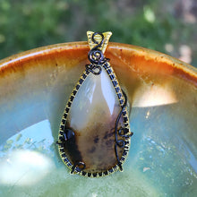 Load image into Gallery viewer, Montana Agate Pendant
