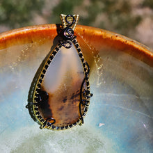 Load image into Gallery viewer, Montana Agate Pendant
