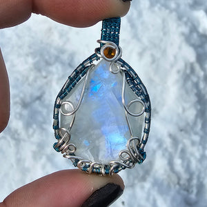 Rainbow Moonstone Pendant