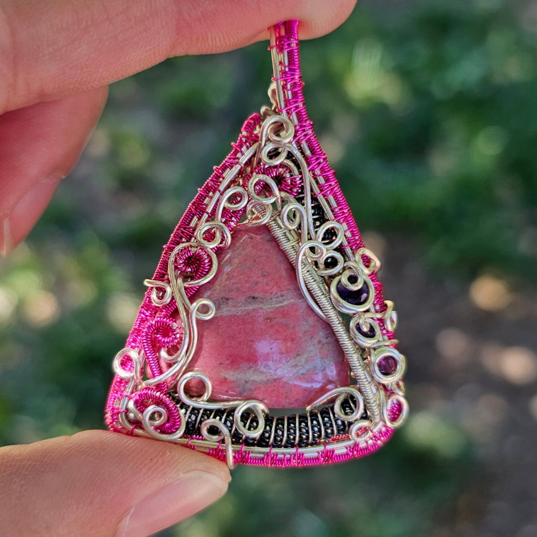 Thulite Heady Pendant